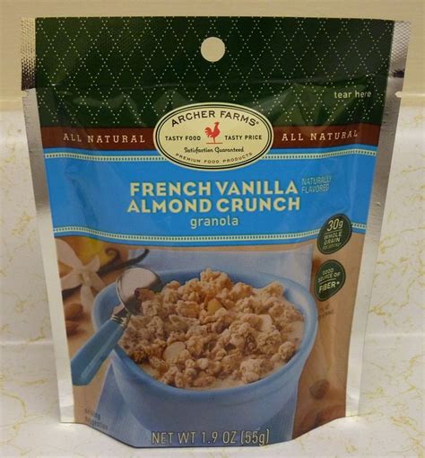 How many carbs are in french vanilla almond crunch - calories, carbs, nutrition