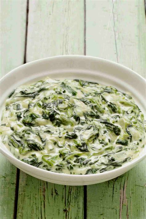 How many carbs are in fresh creamed spinach - calories, carbs, nutrition