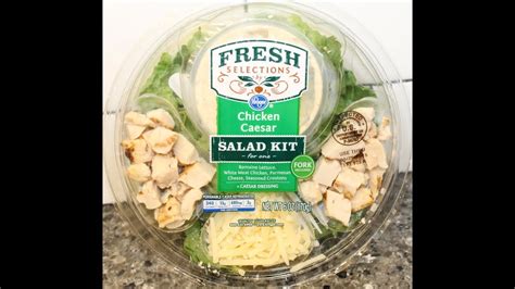 How many carbs are in fresh selection chicken caesar salad kit - calories, carbs, nutrition