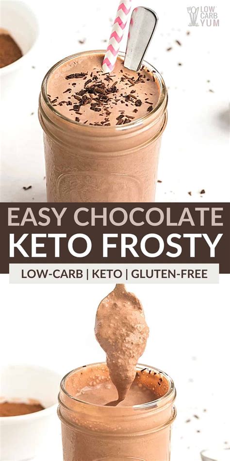 How many carbs are in frosty chocolate - calories, carbs, nutrition