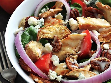 How many carbs are in fuji apple chicken salad - calories, carbs, nutrition