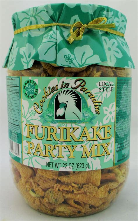 How many carbs are in furikake party mix - calories, carbs, nutrition