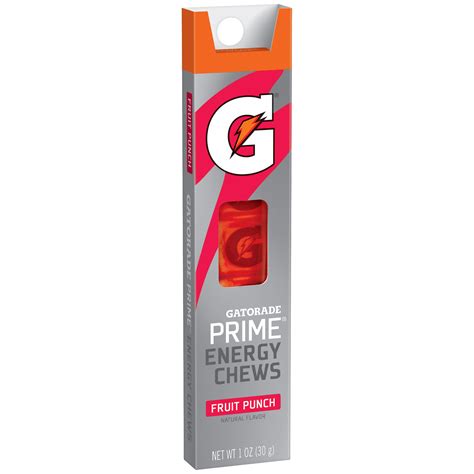 How many carbs are in g01 prime energy chews - calories, carbs, nutrition