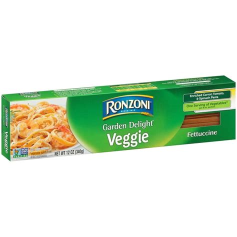 How many carbs are in garden delight fettuccine - calories, carbs, nutrition