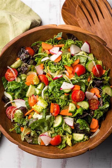 How many carbs are in garden salad side - calories, carbs, nutrition