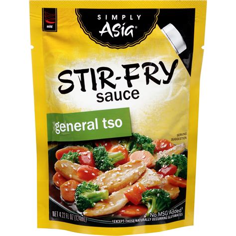 How many carbs are in general tsao stir fry sauce - calories, carbs, nutrition