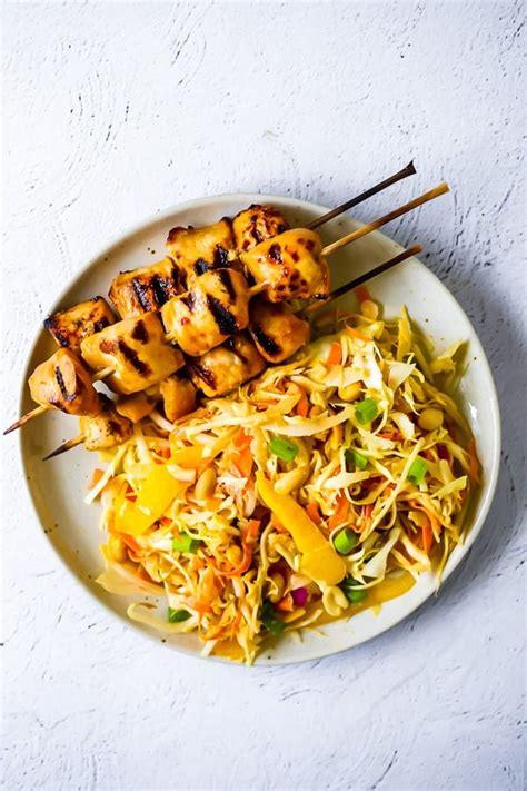 How many carbs are in ginger chicken satay - calories, carbs, nutrition