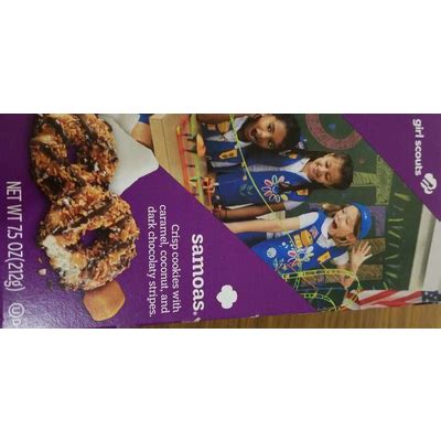 How many carbs are in girl scouts, samoas cookies - calories, carbs, nutrition