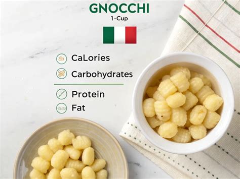 How many carbs are in gnocchi rose - calories, carbs, nutrition
