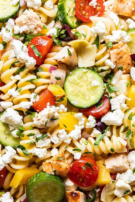 How many carbs are in greek chicken pasta - calories, carbs, nutrition