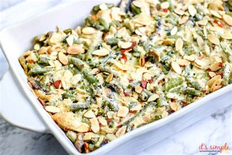 How many carbs are in green bean casserole - calories, carbs, nutrition