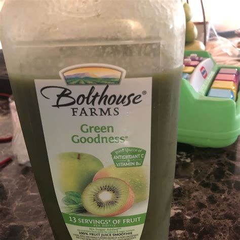 How many carbs are in green goddess juice - calories, carbs, nutrition