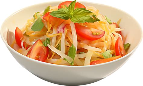 How many carbs are in green papaya salad (76877.0) - calories, carbs, nutrition