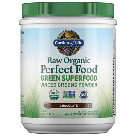 How many carbs are in green superfood chocolate - calories, carbs, nutrition