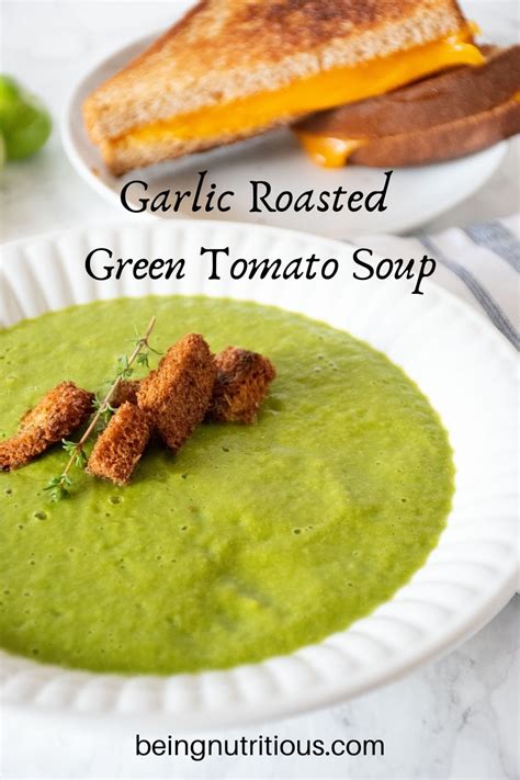 How many carbs are in green tomato soup - calories, carbs, nutrition