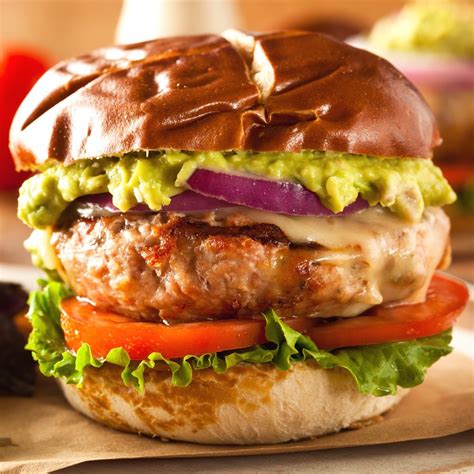 How many carbs are in grill turkey burger guacamole - calories, carbs, nutrition