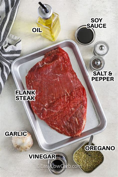 How many carbs are in grilled flank steak & onion rings - calories, carbs, nutrition