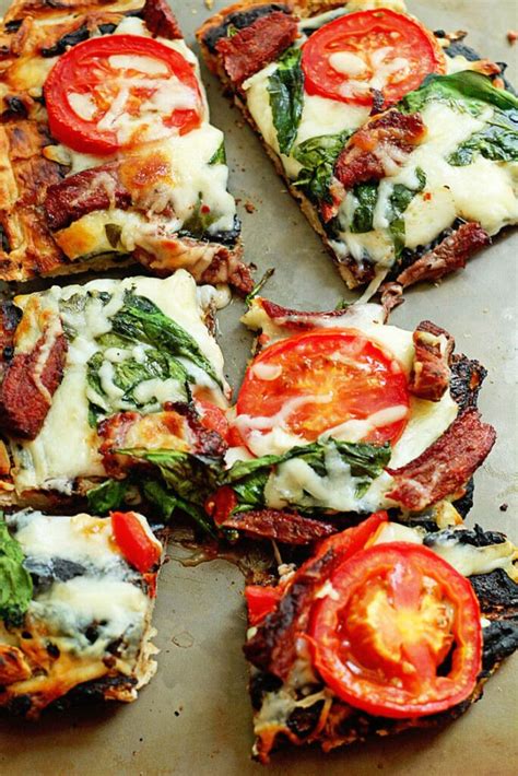 How many carbs are in grilled flank steak flatbread - calories, carbs, nutrition