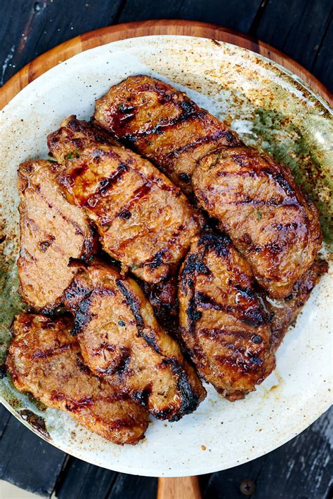 How many carbs are in grilled japanese bbq pork chop - calories, carbs, nutrition