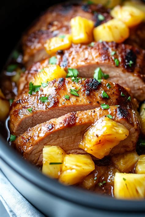 How many carbs are in grilled pork loin with pineapple chutney - calories, carbs, nutrition