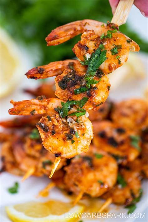 How many carbs are in grilled shrimp skewers-sm - calories, carbs, nutrition