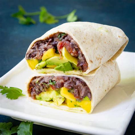 How many carbs are in grilled vegetable black bean wrap - calories, carbs, nutrition
