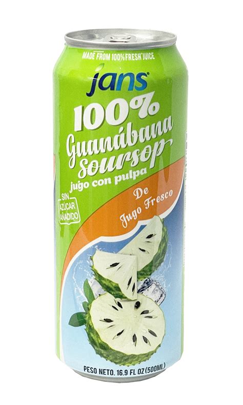 How many carbs are in guanabana nectar, canned - calories, carbs, nutrition