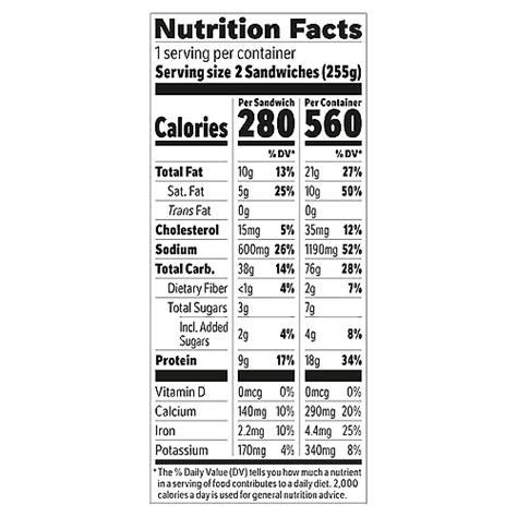 How many carbs are in ham and cheddar artisan - calories, carbs, nutrition