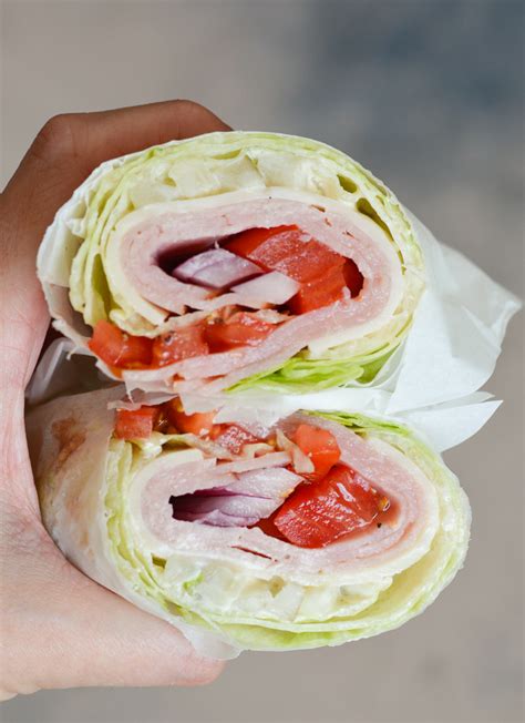 How many carbs are in ham and swiss cheese wrap - calories, carbs, nutrition