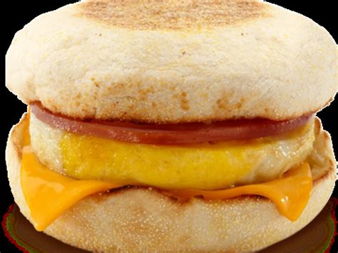How many carbs are in ham egg cheese on muffin - calories, carbs, nutrition