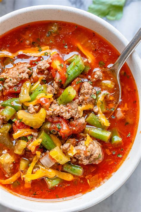 How many carbs are in hamburger soup - calories, carbs, nutrition