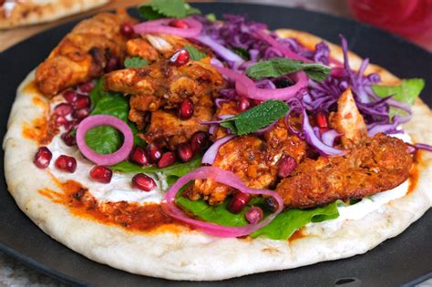 How many carbs are in harissa chicken flatbread - calories, carbs, nutrition