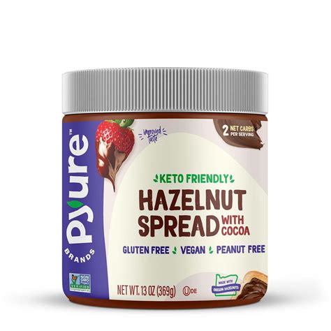 How many carbs are in hazelnut spread with cocoa - calories, carbs, nutrition