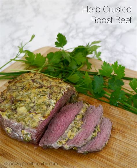 How many carbs are in herb crusted roast beef - calories, carbs, nutrition