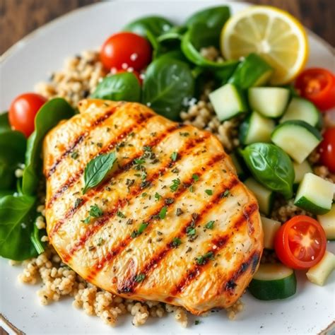 How many carbs are in herb grilled chicken breast - calories, carbs, nutrition