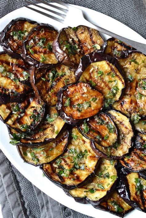 How many carbs are in herb grilled eggplant - calories, carbs, nutrition