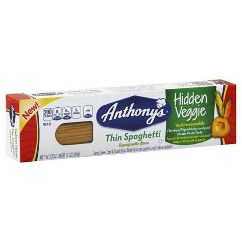 How many carbs are in hidden veggie thin spaghetti - calories, carbs, nutrition