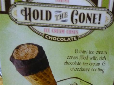 How many carbs are in hold the cone - calories, carbs, nutrition