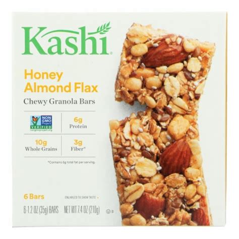 How many carbs are in honey almond flax bar - calories, carbs, nutrition