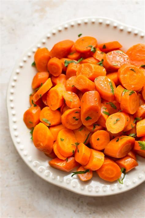 How many carbs are in honey lavander glazed parisian carrots - calories, carbs, nutrition