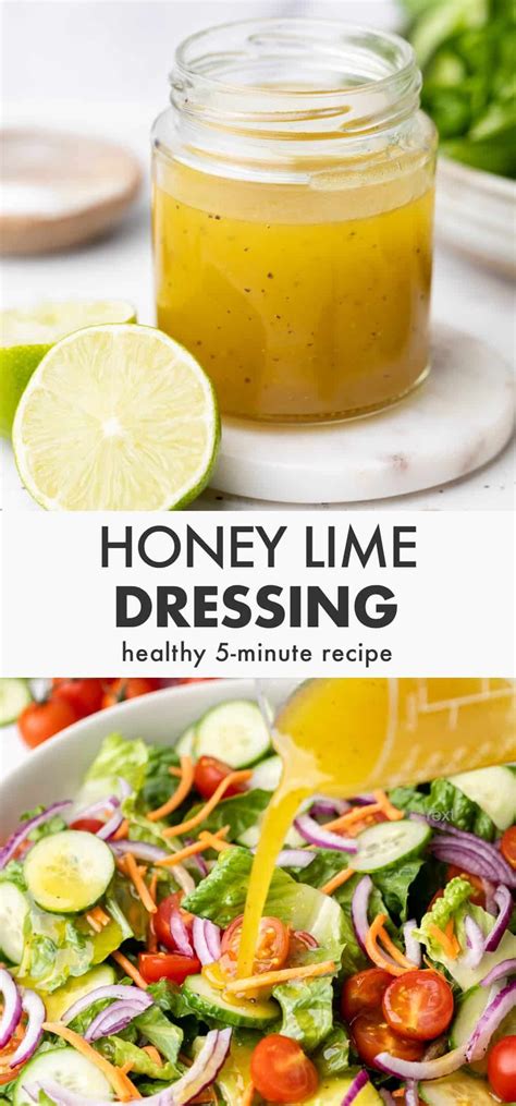 How many carbs are in honey lime dressing - calories, carbs, nutrition