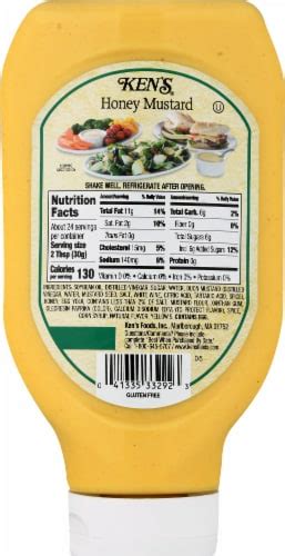 How many carbs are in honey mustard spread - calories, carbs, nutrition