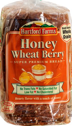 How many carbs are in honey wheat berry bread - calories, carbs, nutrition