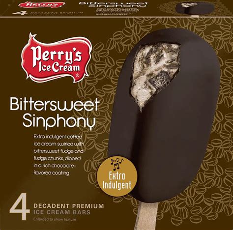 How many carbs are in ice cream, bittersweet sinphony, perry's - calories, carbs, nutrition