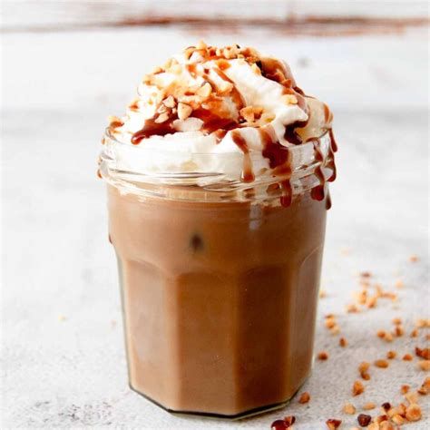 How many carbs are in iced hazelnut coffee (small) - calories, carbs, nutrition