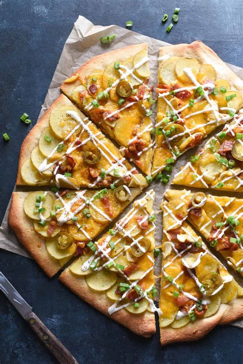 How many carbs are in individual loaded baked potato pizza - calories, carbs, nutrition