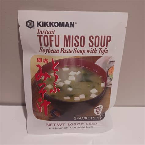 How many carbs are in instant tofu miso soup - calories, carbs, nutrition