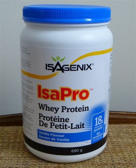 How many carbs are in isapro whey protein vanilla - calories, carbs, nutrition