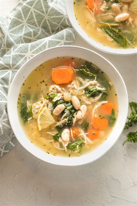 How many carbs are in italian chicken, white bean and spinach soup - calories, carbs, nutrition