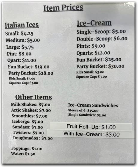 How many carbs are in italian ices - calories, carbs, nutrition